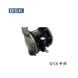 Bơm màng khí nén BSK BA25SS-STT3-A 1 inch thân Inox 316 trong bơm hóa chất, axit, bazơ, dung môi