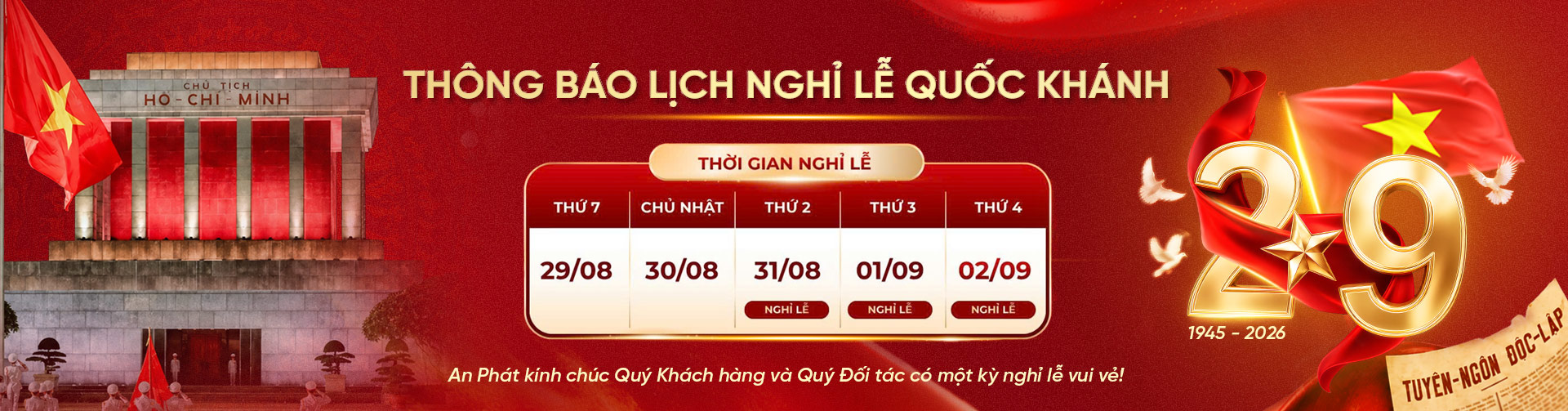 An Phát - banner nghỉ lễ  02/09/2026.net