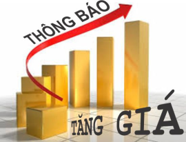 THÔNG BÁO ĐIỀU CHỈNH GIÁ BÁN