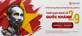 THÔNG BÁO NGHỈ LỄ 2/9/2021