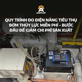 Quy trình đo điện năng tiêu thụ bơm thủy lực miễn phí - Bước đầu để giảm chi phí sản xuất