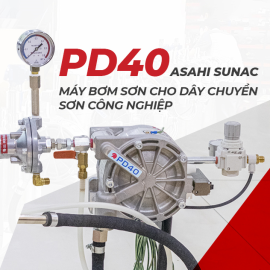 ỔN ĐỊNH DÒNG SƠN - NÂNG CAO CHẤT LƯỢNG BỀ MẶT VỚI BƠM SƠN PD-40