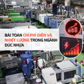 Bài toán chi phí điện và nhiệt lượng trong ngành đúc nhựa
