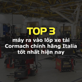 Top 3 máy ra vào lốp xe tải Cormach chính hãng Italia tốt nhất hiện nay