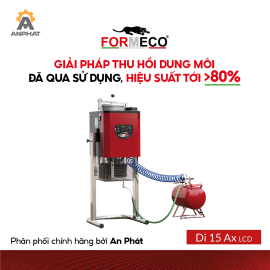 Máy thu hồi dung môi Formeco - Đạt hiệu suất thu hồi hơn 80%