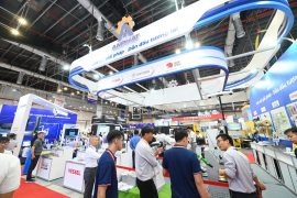 Gian hàng An Phát thu hút đông đảo khách tham quan tại VIMF Bình Dương 2026