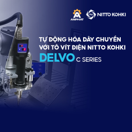 Tự động hóa dây chuyền với tô vít điện Delvo C  Series hiện đại mới