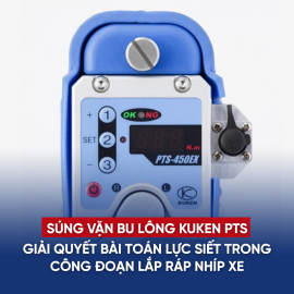 Ứng dụng súng vặn bu lông KUKEN PTS trong công đoạn lắp ráp nhíp xe
