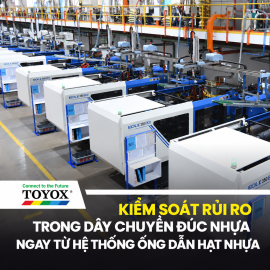Kiểm soát rủi ro trong dây chuyền đúc nhựa ngay từ hệ thống ống dẫn hạt nhựa