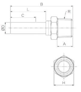 Đầu nối nhanh khí nén Sang A GPCJ 04M5, GPCJ 0401, GPCJ 0402