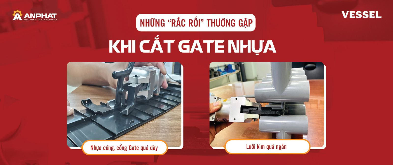 Giải pháp cắt Gate tự động cho ngành Đúc Nhựa