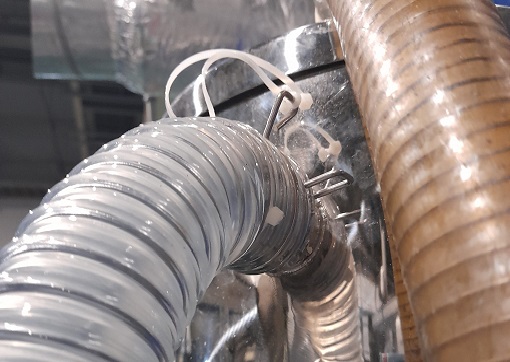 Ống dẫn hạt nhựa TPE100C chống tĩnh điện hiệu quả