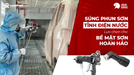 Súng phun sơn tĩnh điện nước (Electrostatic Painting) - Sự lựa chọn hoàn hảo cho doanh nghiệp