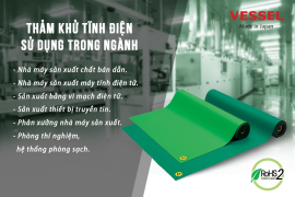 Thảm Cao Su Chống Tĩnh Điện - Giải Pháp Giúp Nơi Làm Việc Sạch Sẽ Và An Toàn