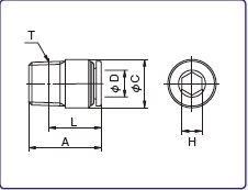 Đầu nối nhanh khí nén Chiyoda F4-M5MS, F4-M5MSW, F4-01MS, F4-01MSW, F6-M5MS, F6-M5MSW