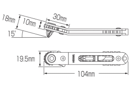 Tay vặn cóc mũi vít Vessel TD-79