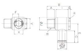 Đầu nối khí nén Sang A GPH 03M5, GPH 04M5, GPH 0401, GPH 0402, GPH 0403