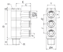 Cụm đầu nối nhanh khí nén Sang A GPH 03M5(3), GPH 04M5(3), GPH 0401(3), GPH 0402(3), GPH 0403(3)