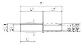 Đầu nối nhanh khí nén Sang A PJH 04-04, PJH 04-05, PJH 06-05, PJH 06-06