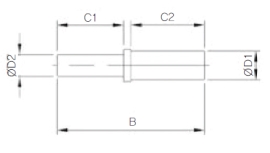 Đầu nối ống khí nén Sang A PIG 12-08, PIG 12-10, PIG 16-12