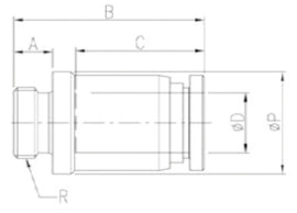 Đầu nối nhanh khí nén Sang A GPOC 12G01, GPOC 12G02, GPOC 12G03, GPOC 12G04