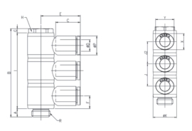 Đầu nối nhanh khí nén Sang A GPH 08G01(3), GPH 08G02(3), GPH 08G03(3), GPH 08G04(3)