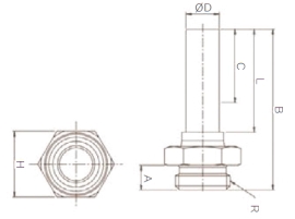 Đầu nối nhanh khí nén Sang A GPCJ 04G01, GPCJ 04G02